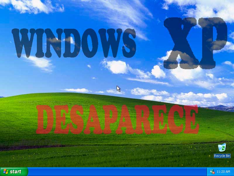 Windows XP desaparece
